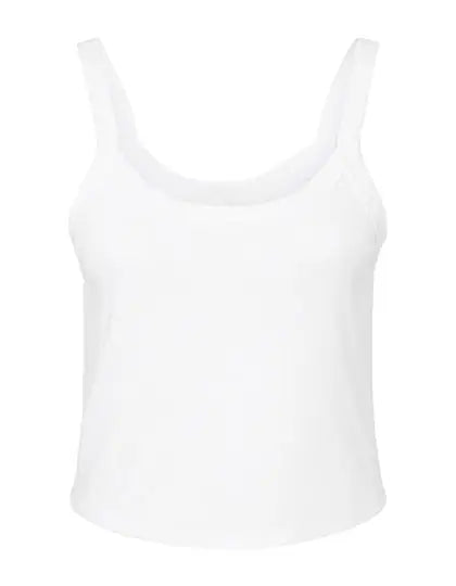 Micro Rib Spaghetti Strap Tank de mujer