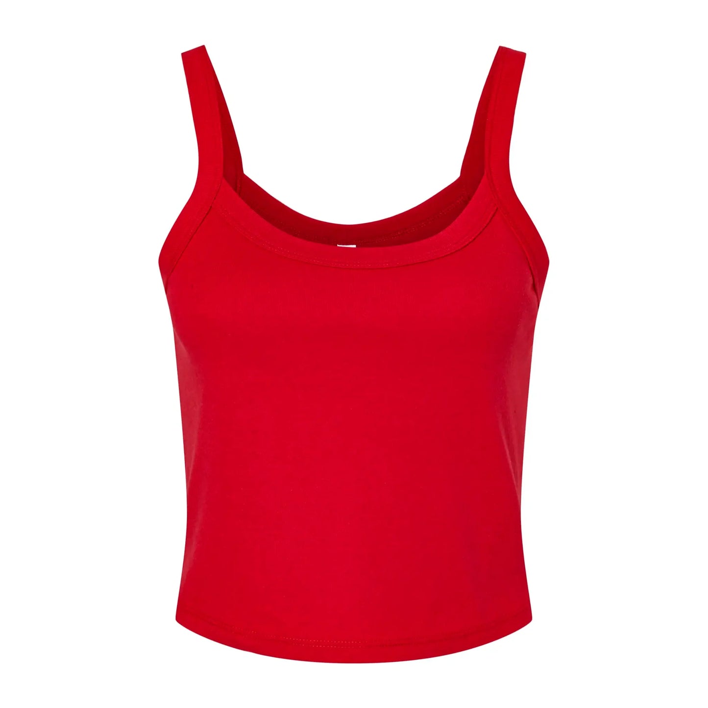 Micro Rib Spaghetti Strap Tank de mujer