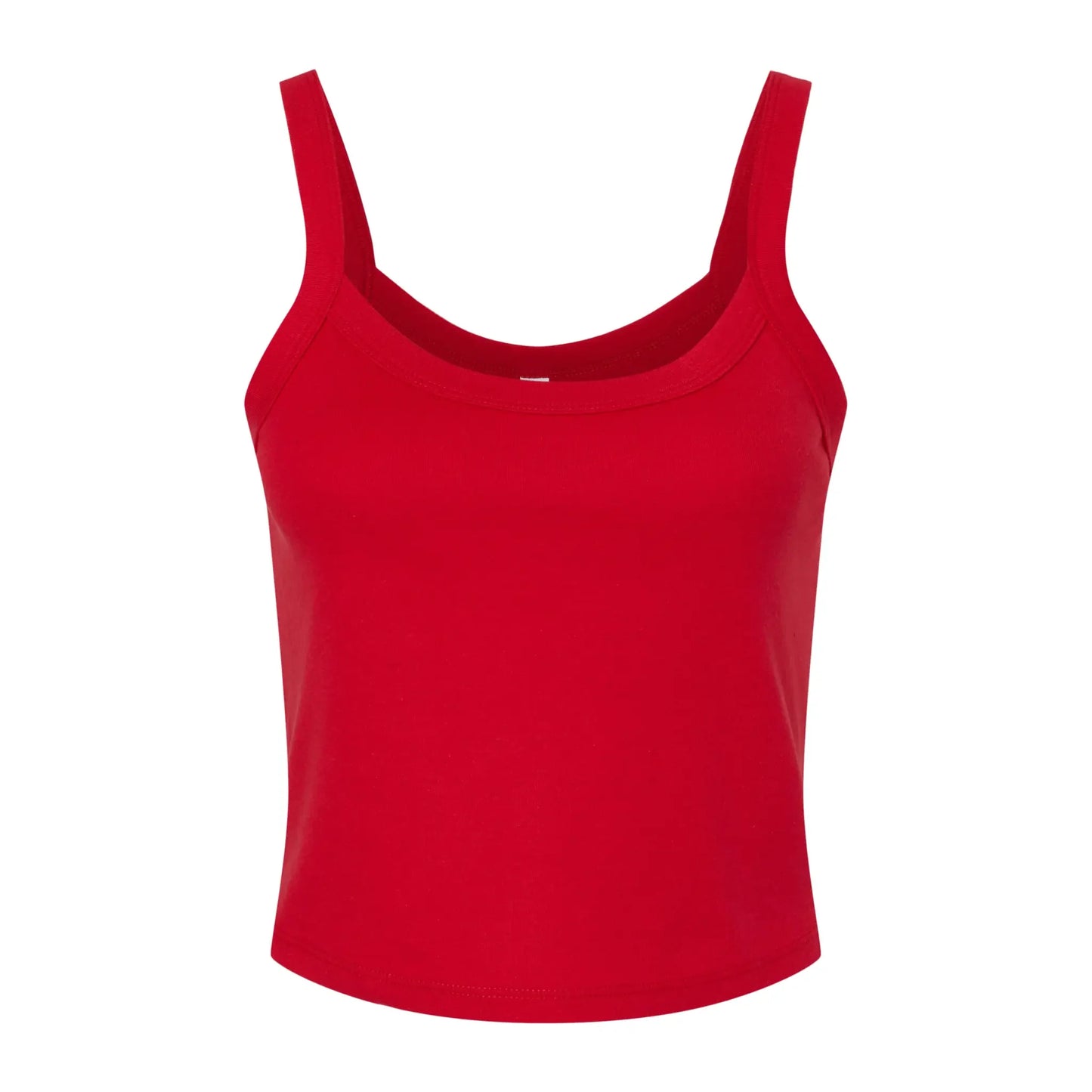 Micro Rib Spaghetti Strap Tank de mujer
