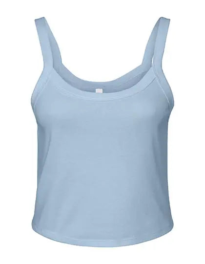 Micro Rib Spaghetti Strap Tank de mujer