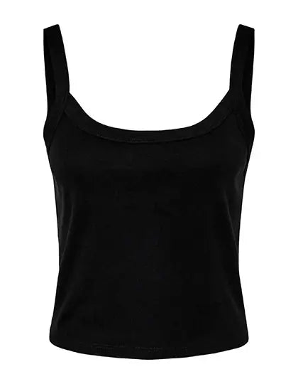 Micro Rib Spaghetti Strap Tank de mujer