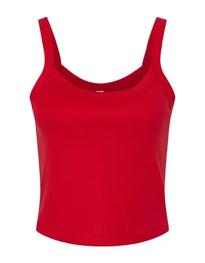 Micro Rib Spaghetti Strap Tank de mujer