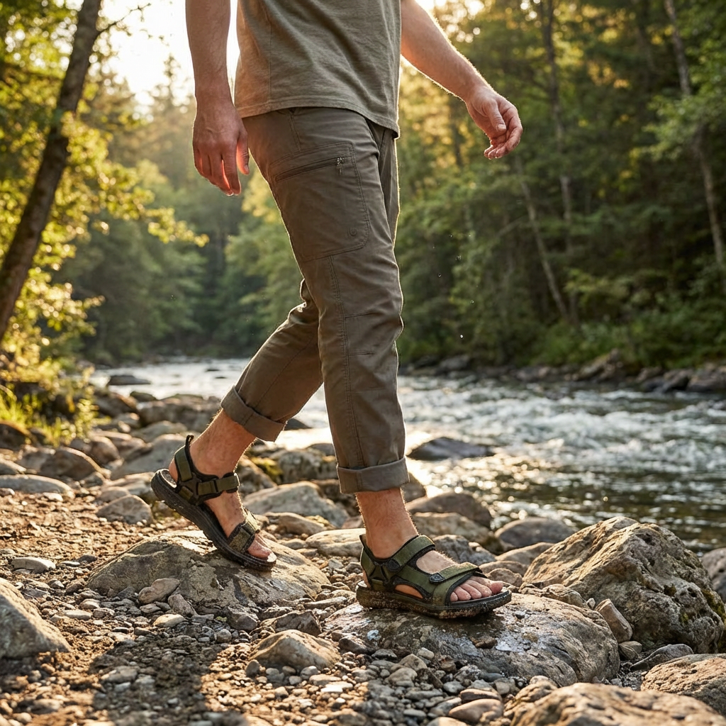 Diego | Sandalias Hombre Con Tiras Ajustables Y Suela Deportiva | Outdoor
