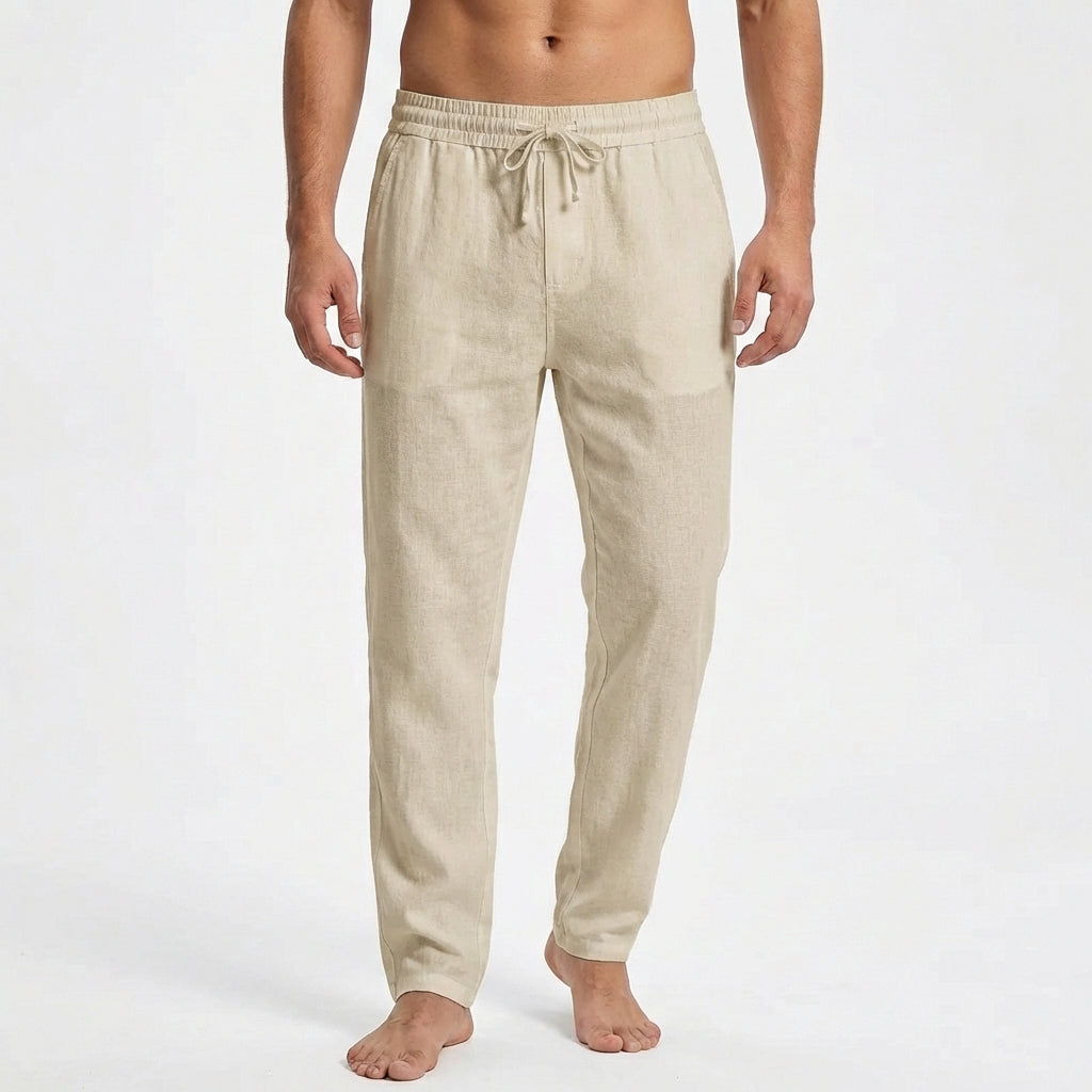 Mateo | Pantalón Recto con Cordón Casual Hombre