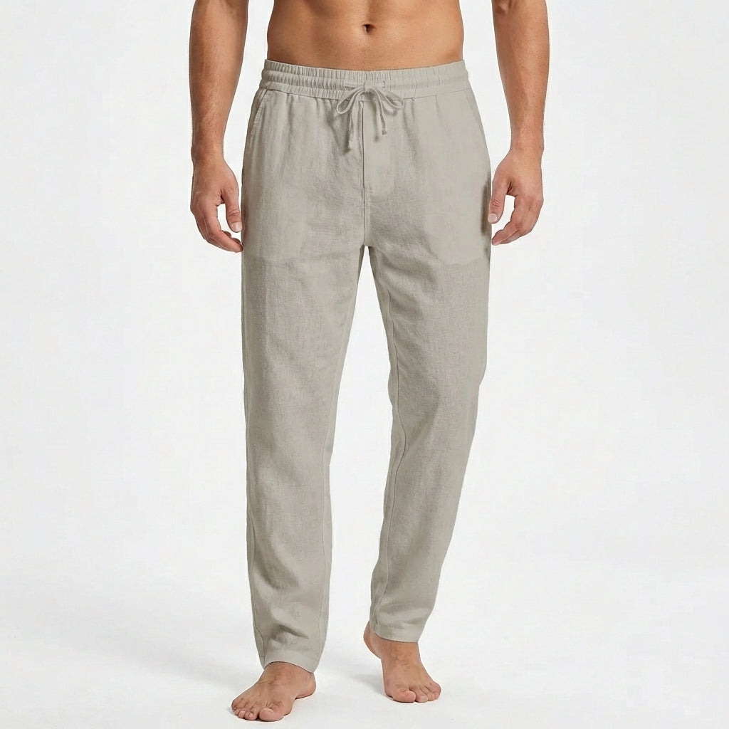 Mateo | Pantalón Recto con Cordón Casual Hombre