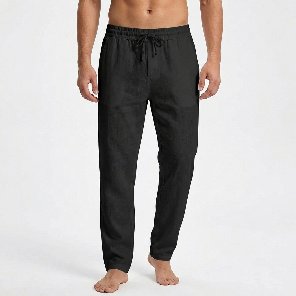 Mateo | Pantalón Recto con Cordón Casual Hombre