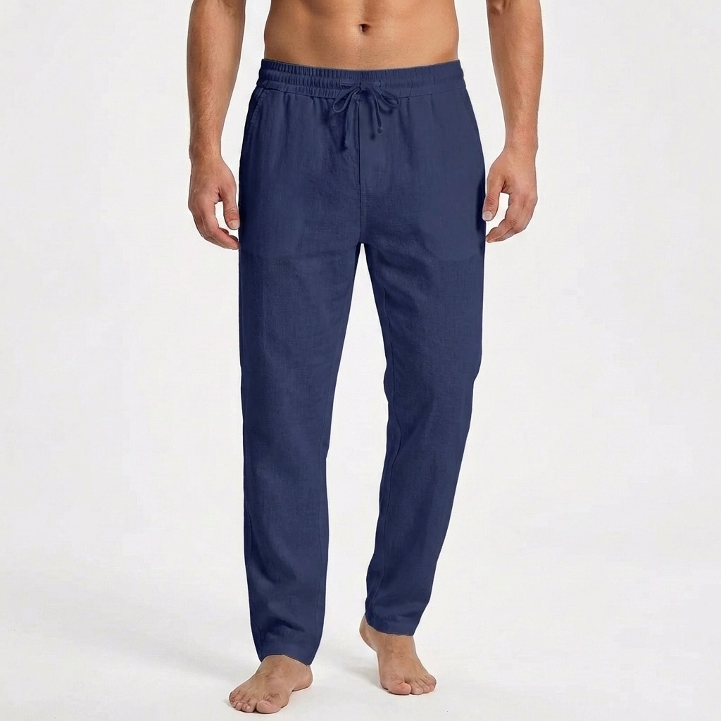 Mateo | Pantalón Recto con Cordón Casual Hombre