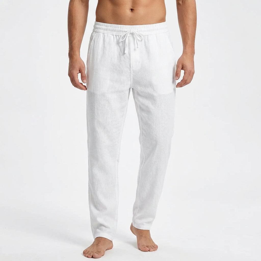 Mateo | Pantalón Recto con Cordón Casual Hombre