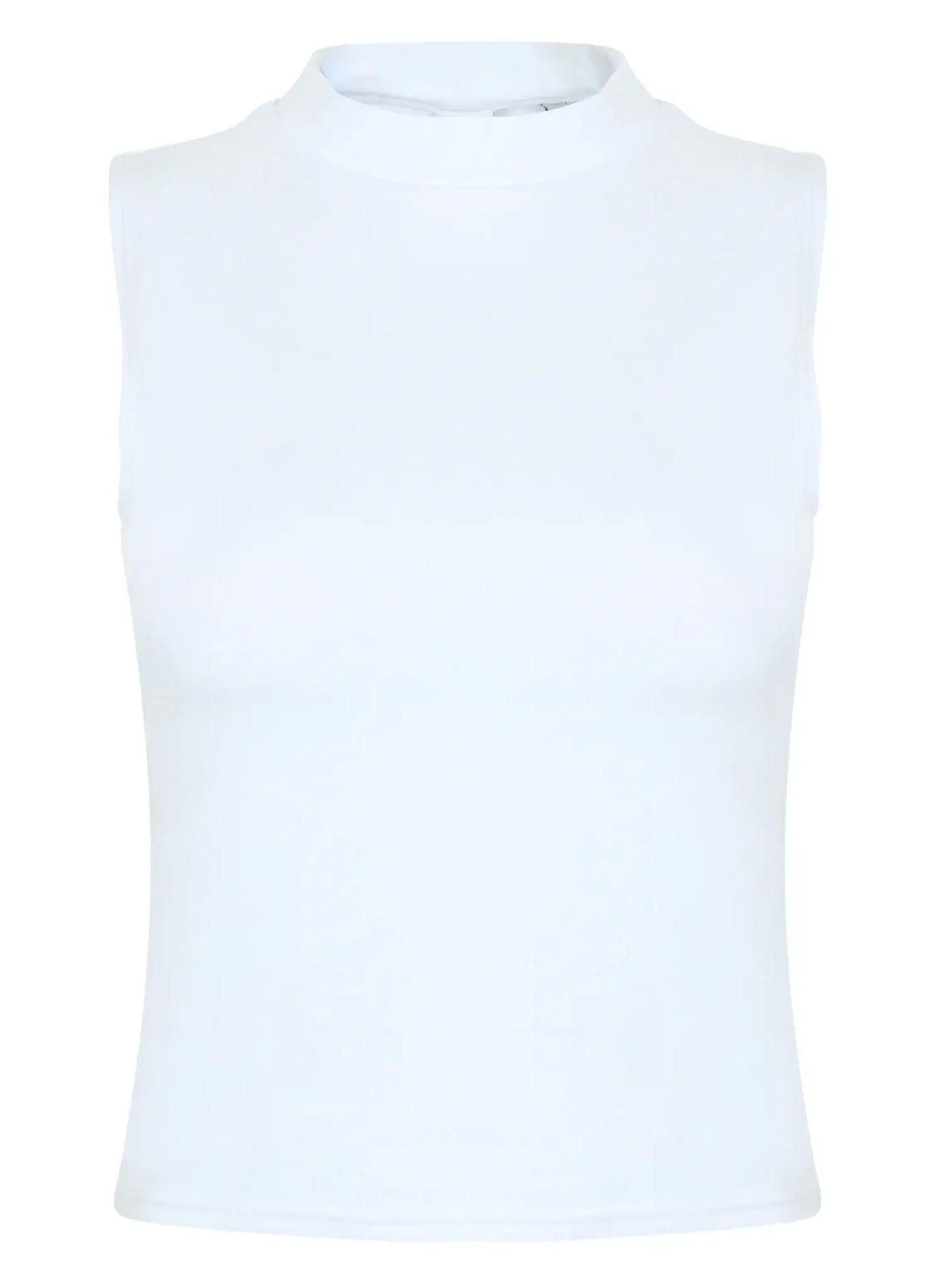 Chaleco de mujer High Neck Crop