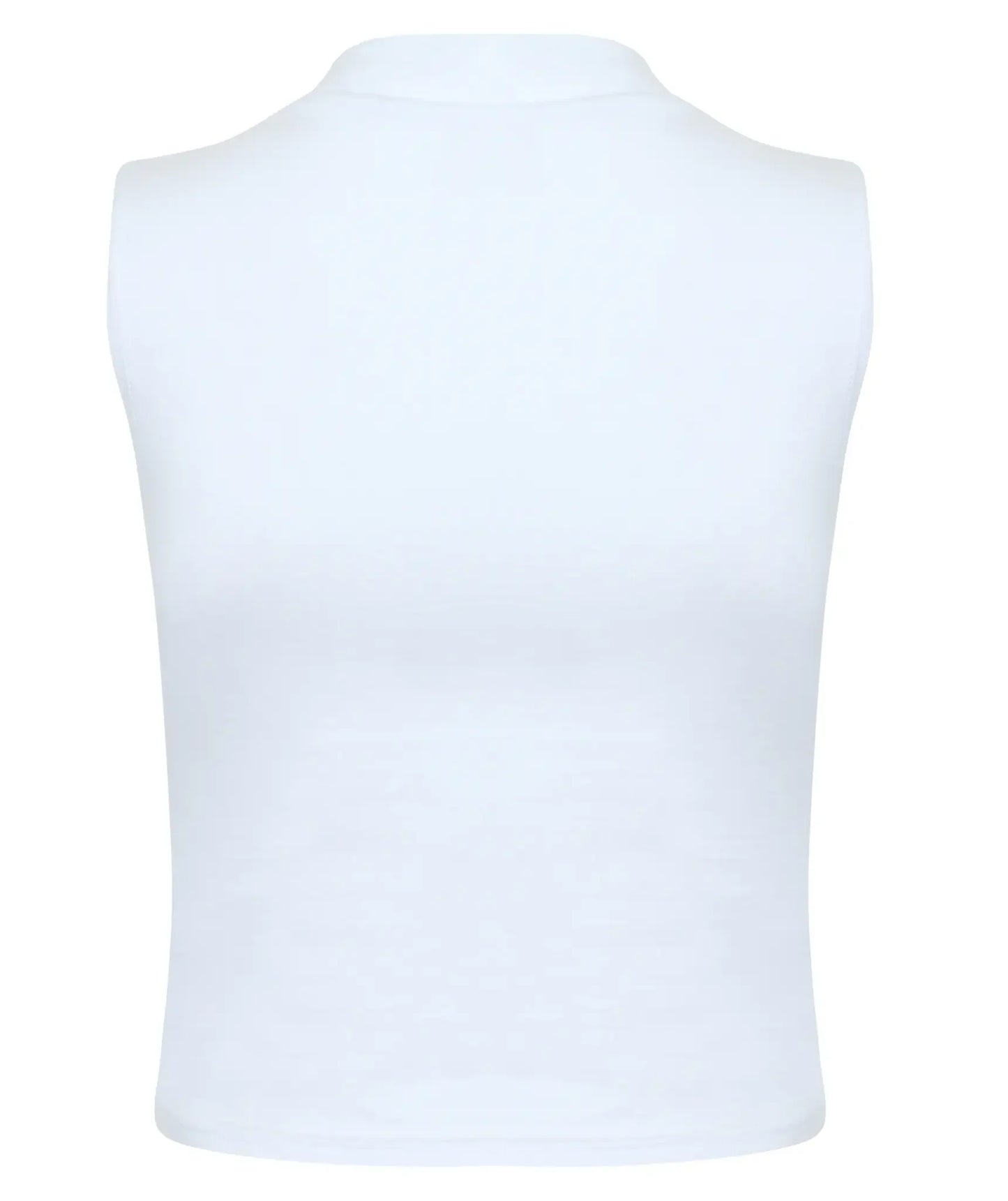 Chaleco de mujer High Neck Crop
