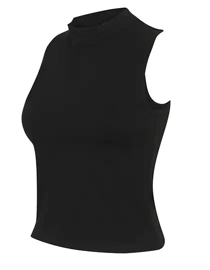 Chaleco de mujer High Neck Crop