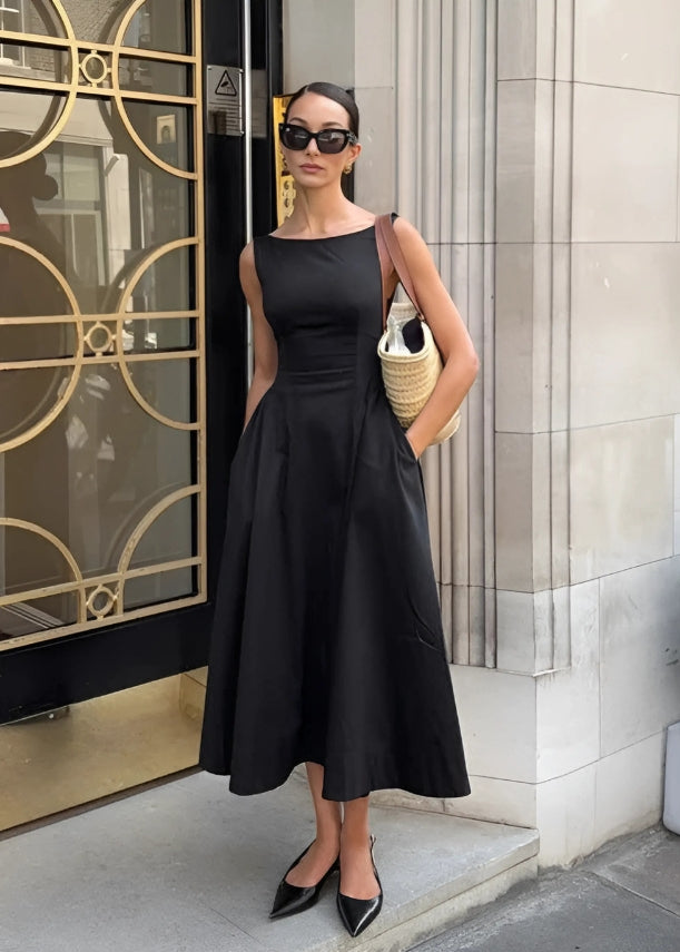 Jacqueline vestido- Negro