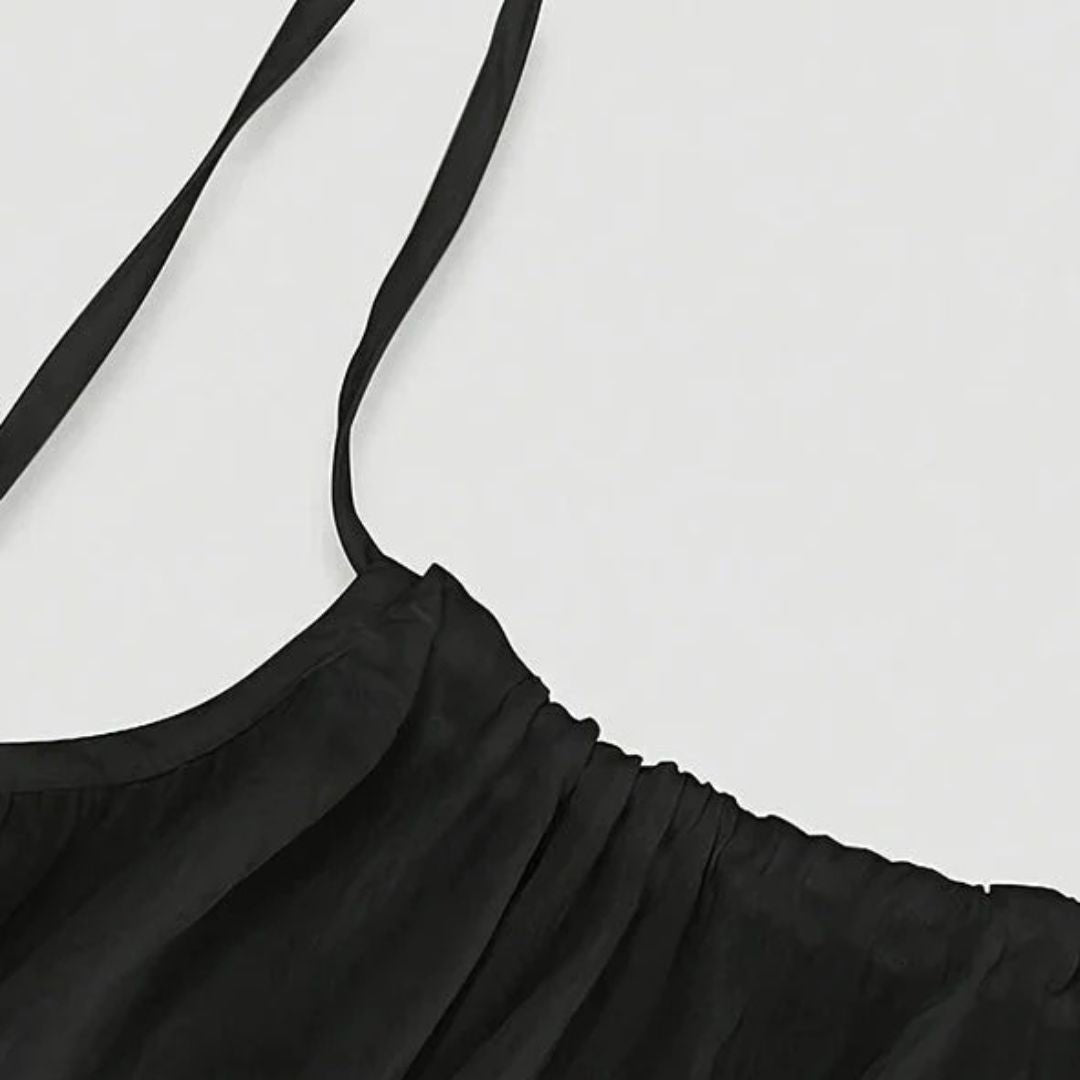 Vestido Norys— ligero, favorecedor y de espalda ajustable