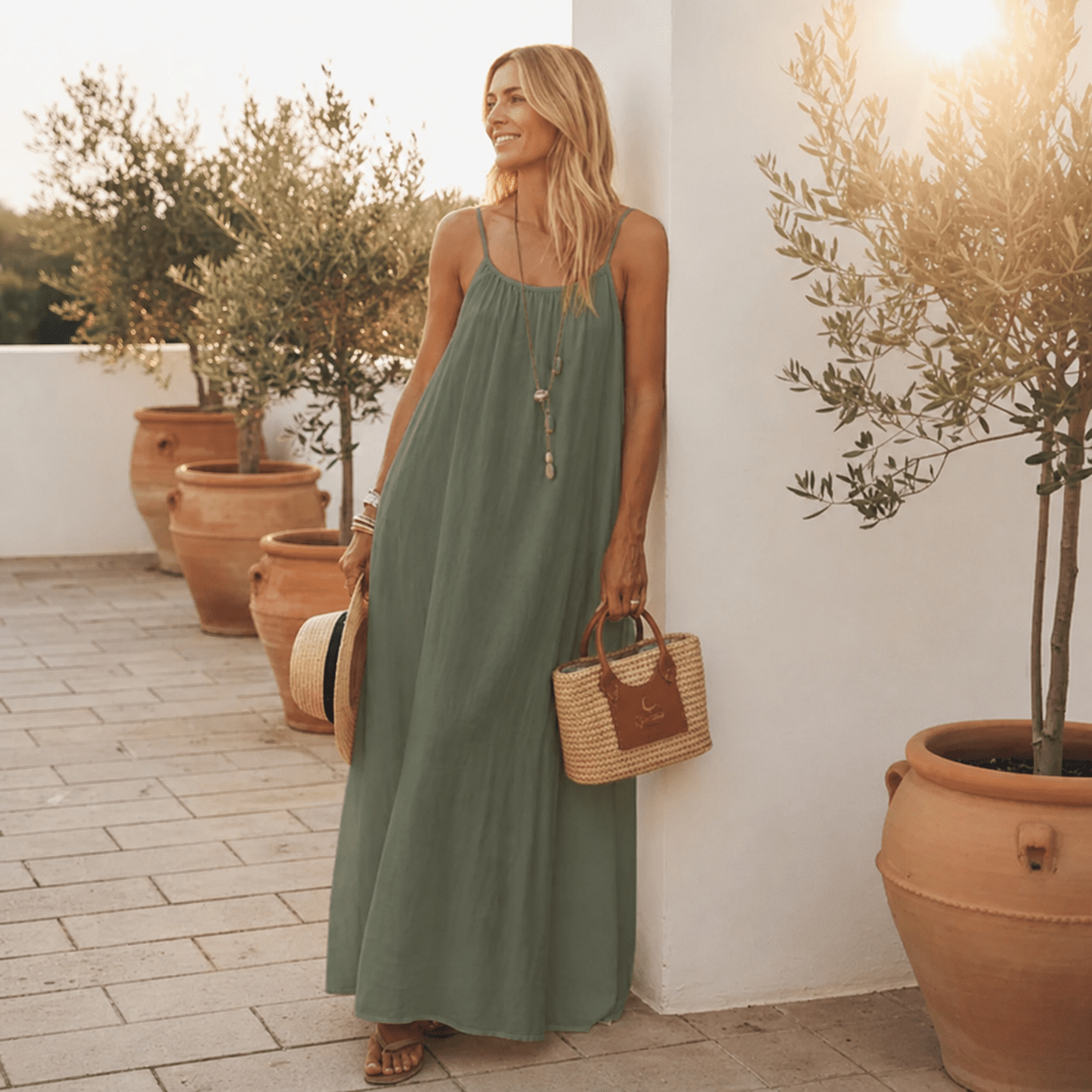 Vestido Norys— ligero, favorecedor y de espalda ajustable