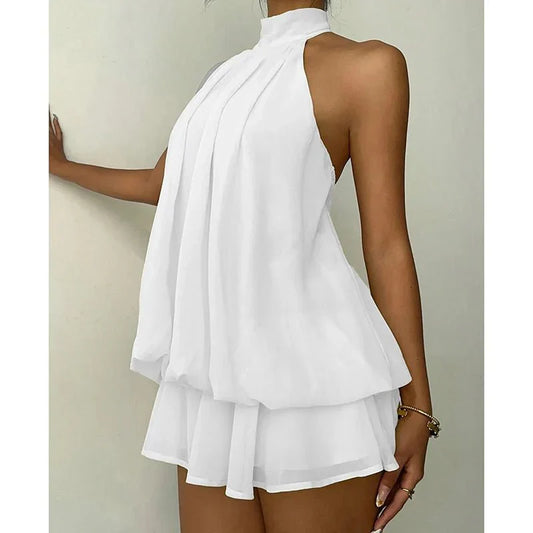 Eden | Minivestido halter con espalda abierta